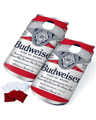 Budweiser Can Bean Bag Toss Cornhole Set Home 1 Budweiser Can Bean Bag Toss Cornhole Set Home