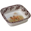 Spode Woodland Hunting Dogs Square Rim Dish Home