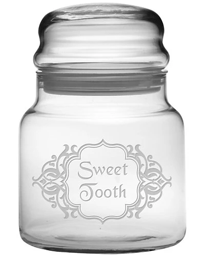 Susquehanna Glass "Sweet Tooth" 3.6in Apothecary Jar Home 1 Susquehanna Glass "Sweet Tooth" 3.6in Apothecary Jar Home