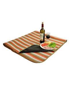 Fleece Picnic Blanket Tote Home