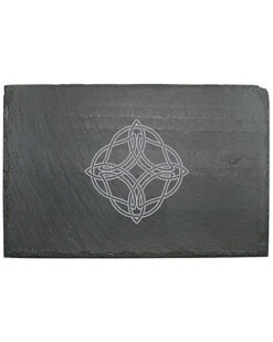 Susquehanna Glass Celtic Knot 2pc 8in Slate Cheese Server Set Home