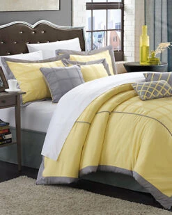 Rebecca Pin Tuck Comforter Set