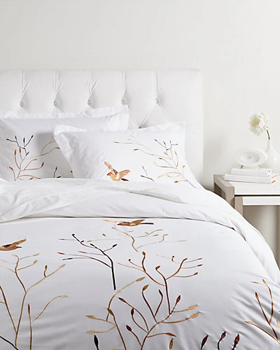 Superior Embroidered Swallow 3pc Duvet Cover Set Home 1 Superior Embroidered Swallow 3pc Duvet Cover Set Home
