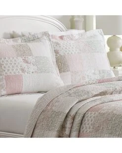 Laura Ashley Celina Patchwork 3Pc Quilt Set Home 7 Laura Ashley Celina Patchwork 3Pc Quilt Set Home -Home Furnishing Store 3030029875 RLLD 3
