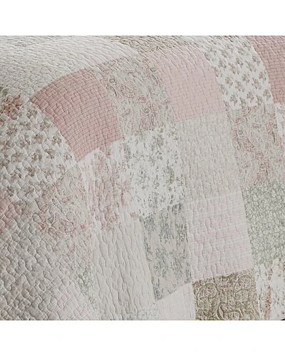 Laura Ashley Celina Patchwork 3Pc Quilt Set Home 4 Laura Ashley Celina Patchwork 3Pc Quilt Set Home - Image 4