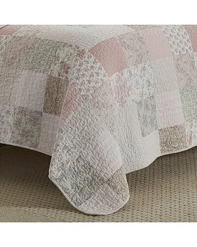 Laura Ashley Celina Patchwork 3Pc Quilt Set Home 5 Laura Ashley Celina Patchwork 3Pc Quilt Set Home - Image 5