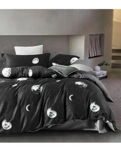 Home Orb Of Night Cotton Duvet Set