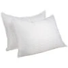 Superior Hypoallergenic Stripe Down Alternative 2pc Pillow Set Home