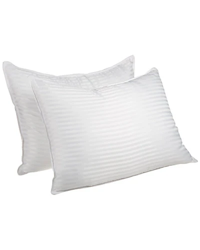 Superior Hypoallergenic Stripe Down Alternative 2pc Pillow Set Home 1 Superior Hypoallergenic Stripe Down Alternative 2pc Pillow Set Home
