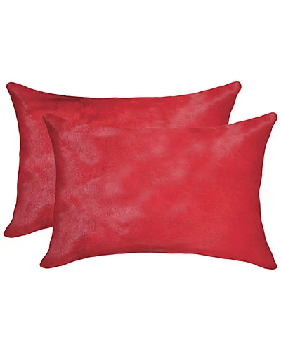 Set Of 2 Torino Cowhide Pillows Home 1 Set Of 2 Torino Cowhide Pillows Home