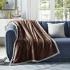 Saleem Flannel Reversible Sherpa Throw Home