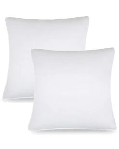 New Release 14 Superior Microfiber Square Hypoallergenic Down Alternative Decorative Euro Bed Pillow Inserts- Set Home