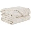 100% Cotton Waffle Weave Blanket Home