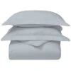 Superior Solid 300 Thread Count 3pc Antimicrobial Duvet Cover Set Home