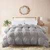 Pintuck Stitch White Duck Down Comforter