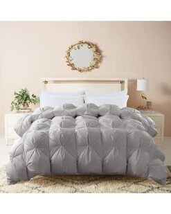 Pintuck Stitch White Duck Down Comforter