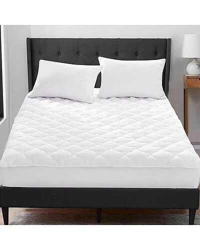 100% Cotton Four Leaf Clover Quilted Down Alternative Mattress Pad Home 1 100% Cotton Four Leaf Clover Quilted Down Alternative Mattress Pad Home