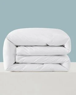 All Season Warmth White Goose Feather And Fiber Comforter Home