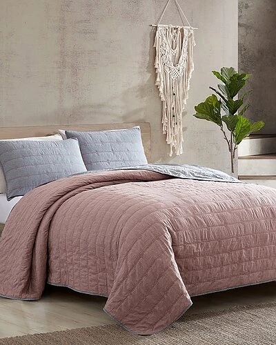 3pc Everly Embroidered Quilt Set Home 3 3pc Everly Embroidered Quilt Set Home - Image 3