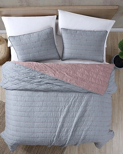 3pc Everly Embroidered Quilt Set Home 4 3pc Everly Embroidered Quilt Set Home - Image 4