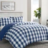 Eddie Bauer Lakehouse Plaid Blue Comforter Set Home