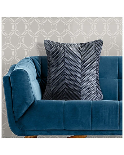 Chevron Velvet Decorative Pillow 3 Chevron Velvet Decorative Pillow - Image 3