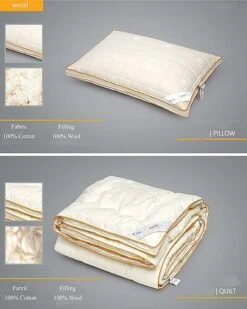 Luxury Renewable Natural Wool Pillow -Home Furnishing Store 3030664935 RLLD 4