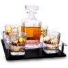 Old Fashioned Decanter & Whiskey Glasses Set Home