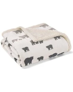 Nautica Bear Village Ivory Throw Home