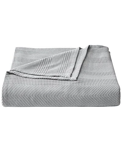 Nautica Chevron Grey Blanket Home 2 Nautica Chevron Grey Blanket Home - Image 2