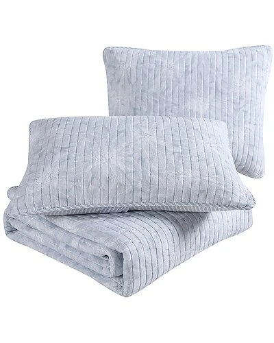 Tommy Bahama Makena 3Pc Blue Quilt Set Home 4 Tommy Bahama Makena 3Pc Blue Quilt Set Home - Image 4