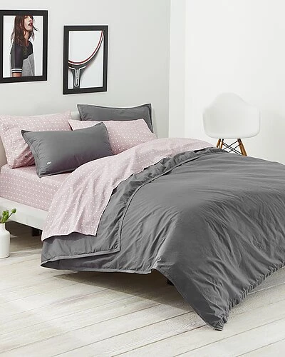 Lacoste Washed Solid Duvet Set Home 2 Lacoste Washed Solid Duvet Set Home - Image 2