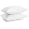 2pk Down Feather Fiber Bed Pillows Home