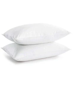 2pk Down Feather Fiber Bed Pillows Home