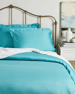 Superior 300 Thread Count Solid Duvet Cover Set Home