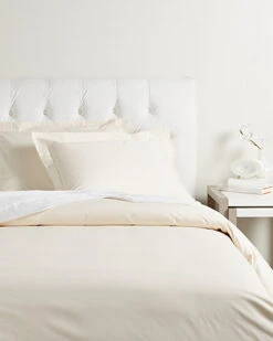 Superior Solid 300 Thread Count Percale Duvet Cover Set Home