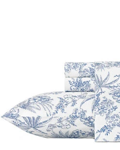 Tommy Bahama Pen And Ink Palm Sheet Set Home