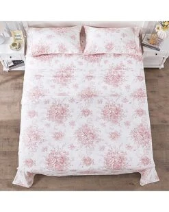 400TC Cotton Toile Sheet Set Home