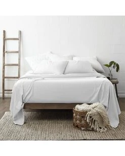 New Release 5 Premium Striped Embossed 4pc Bed Sheet Set