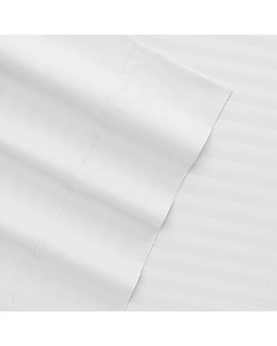 Premium Striped Embossed 4pc Bed Sheet Set 2 Premium Striped Embossed 4pc Bed Sheet Set - Image 2