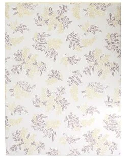 De Solene Mimosa Percale Flat Sheet Home