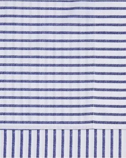 Pinstripe White Navy Sheet Set Home -Home Furnishing Store 3033788315 RLLD 3