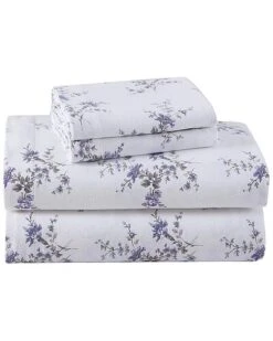 Laura Ashley Jessika 4Pc Periwinkle Sheet Set Home 7 Laura Ashley Jessika 4Pc Periwinkle Sheet Set Home -Home Furnishing Store 3033919936 RLLD 3