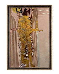 La Pastiche By OverstockArt Beethoven Frieze, The Well-Armed Strong, Compassion And Ambition, 1902 By Gustav Klimt Home
