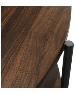 Half Round Walnut Tiered Entry Table Home -Home Furnishing Store 3050012209 RLLD 3