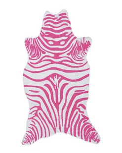 Mini Zebra Hand-Made Contemporary Indoor/Outdoor Rug Home