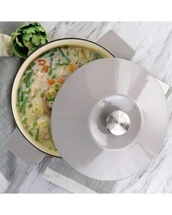 Enameled Cast Iron 5qt Embossed Stripe Dutch Oven With Lid Home -Home Furnishing Store 3050016571 RLLD 6