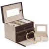 4-Level Leather Jewelry Box Home
