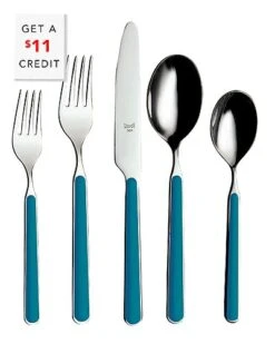 5pc Flatware Set With $8 Credit Home
