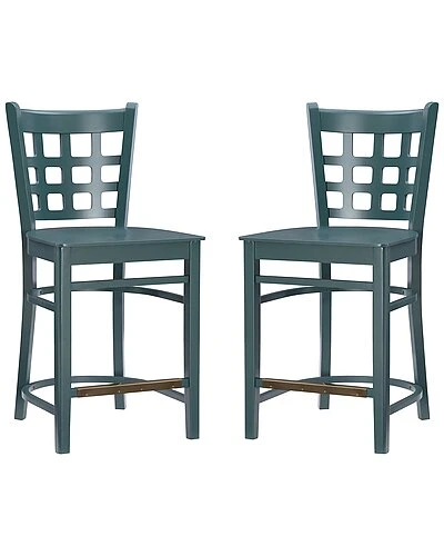 La Green Counter Stools Set Of 2 Home 1 La Green Counter Stools Set Of 2 Home